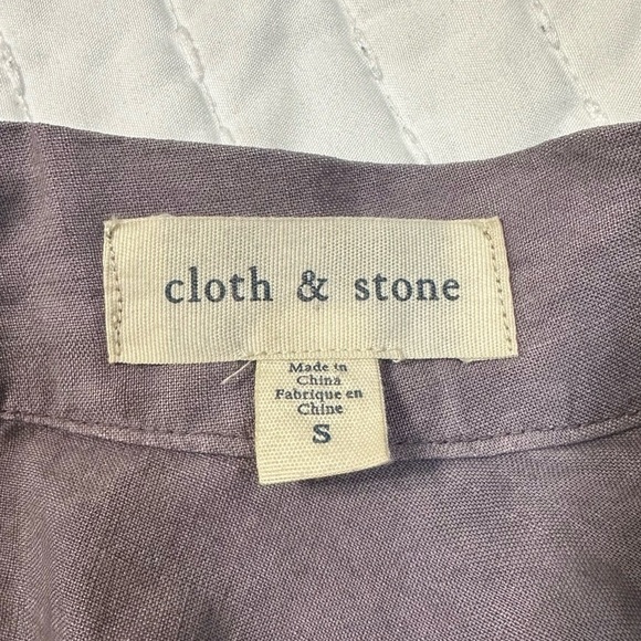 Anthropologie by Cloth and Stone Lilac Jumpsuit with Tapered Legs - Picture 4 of 16